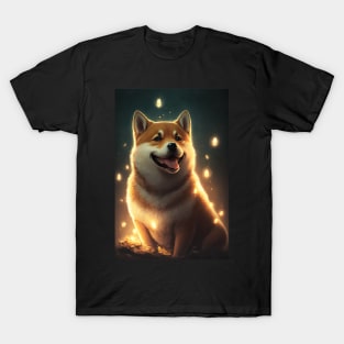 Happy Shiba Inu Dog T-Shirt